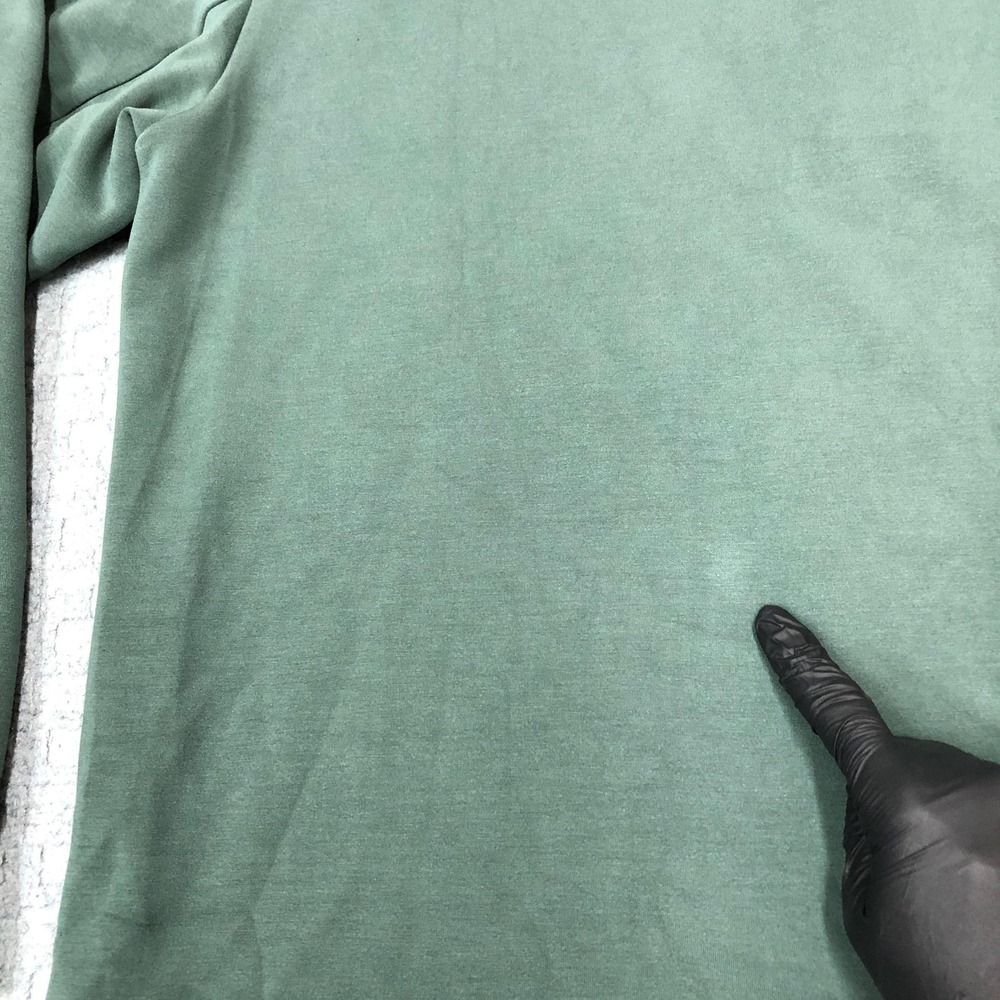 Lululemon Shirt Mens XL Green Henley Long Sleeve Snap Front Performance LM3EQMS - Picture 13 of 14